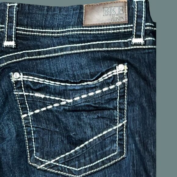 Dark Wash BKE Harper Bootcut Jeans Size 36 XL 36x35 #85 - Picture 6 of 6